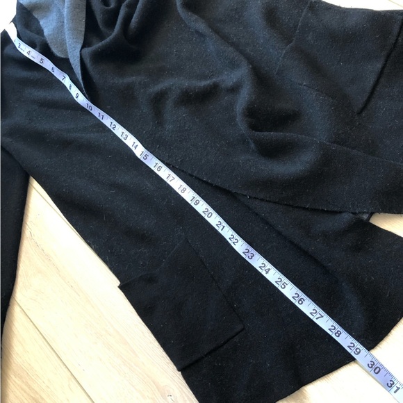 Babaton Merino Wool Black & Grey Cardigan - Picture 6 of 12